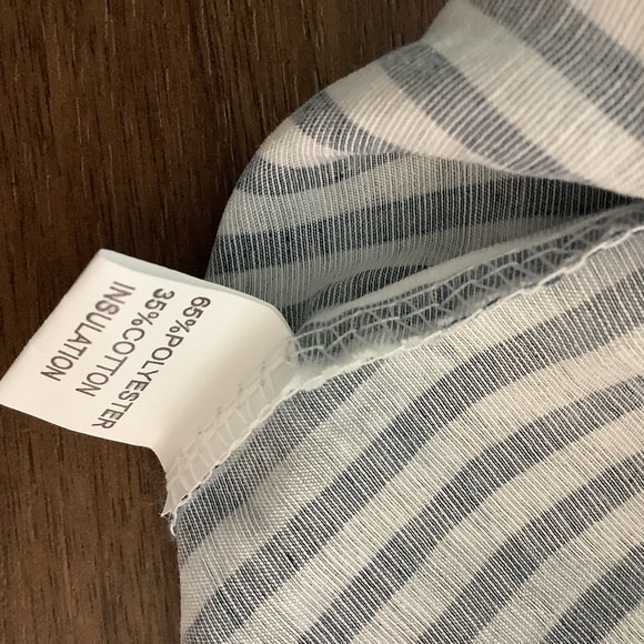 NWT ECOWISH Womens Striped Summer Midi dress V-neck Blue White size XL - Picture 10 of 10